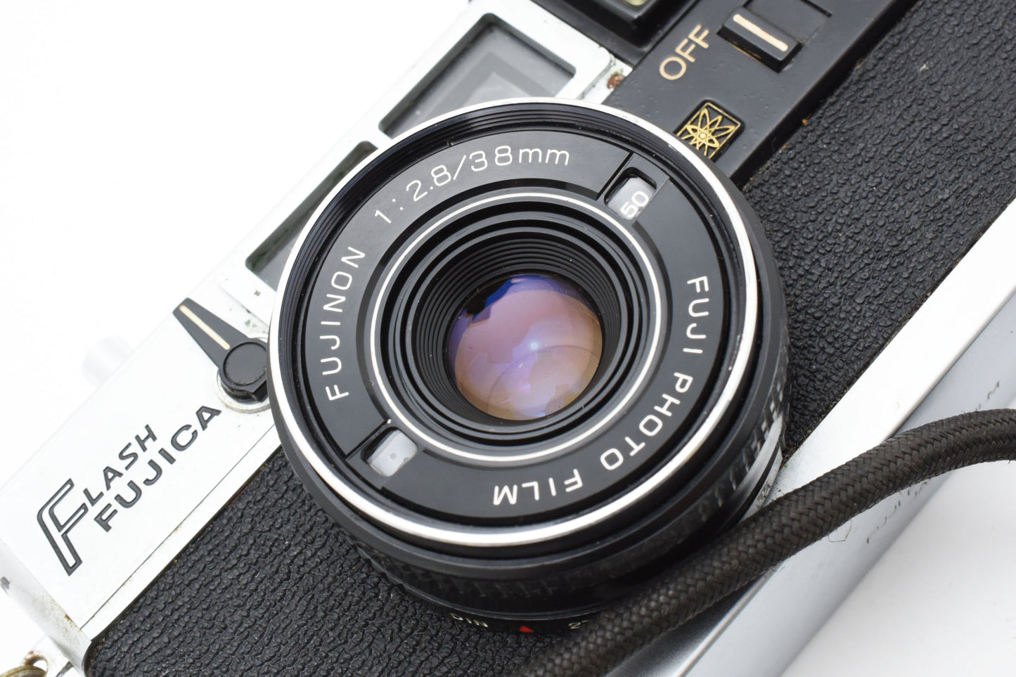 Flash Fujica Point & Shoot Film Camera FUJINON 38mm f/2.8 Lens JAPAN【Exc+4】