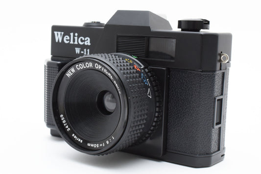 Welica W-11 Film Toy Point & Shoot Camera 50mm f/6 Lens from JAPAN【Exc+4】