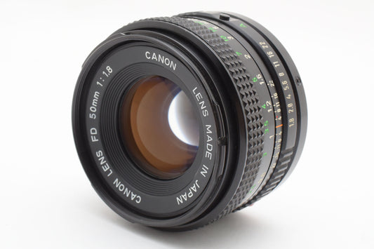 Canon New FD NFD 50mm f/1.8 MF Standard Lens From JAPAN【Exc+4】