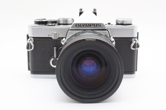 Olympus OM-1 Silver SLR Film Camera Tamron 35-70mm f/3,5-4,5 Lens 【Very Good】