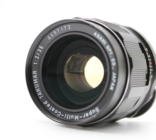 Pentax SMC Takumar 35mm f2 Wide Angle Lens for M42 from JAPAN 【Exc+4】