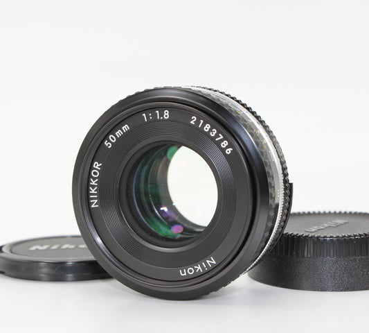 Nikon Ai-S NIKKOR 50mm F1.8 MF Pancake Prime Lens from JAPAN【Near Mint】