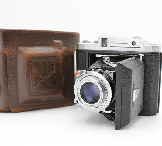 KONICA PEARL II Rangefinder 6x4.5 Medium Format Film Camera 75mm f/3.5【Exc+3】