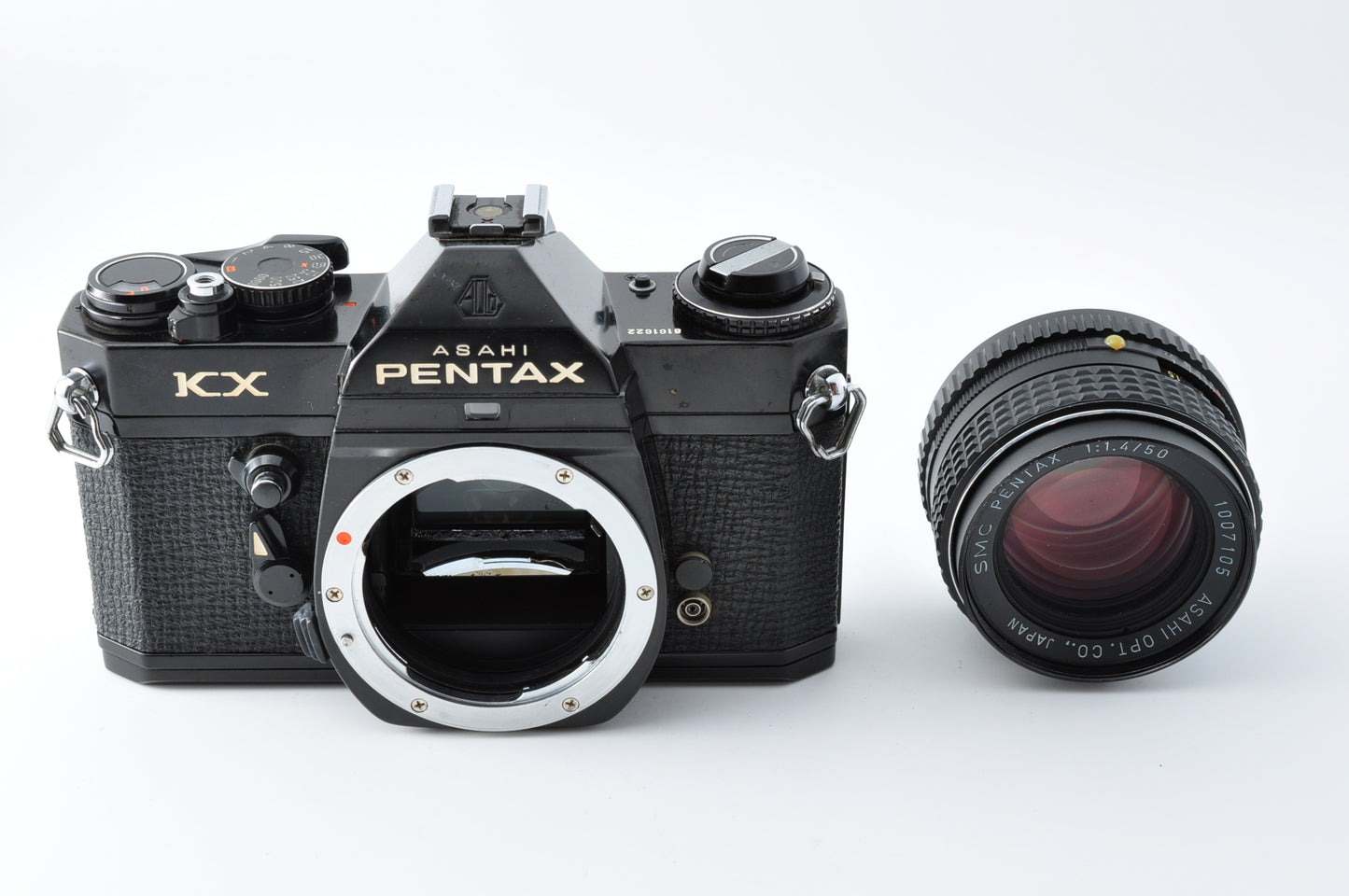 PENTAX KX SLR 35mm Film Camera Black SMC PENTAX 50mm f/1.4 from JAPAN【Exc5+】