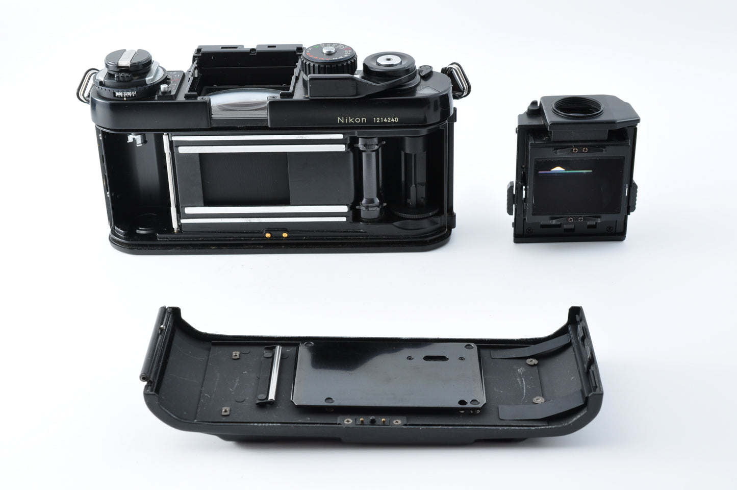 Nikon F3 Eyelevel SLR Film Camera 50mm f/1.8 Pancake Lens MF-14 JAPAN【Exc5+】