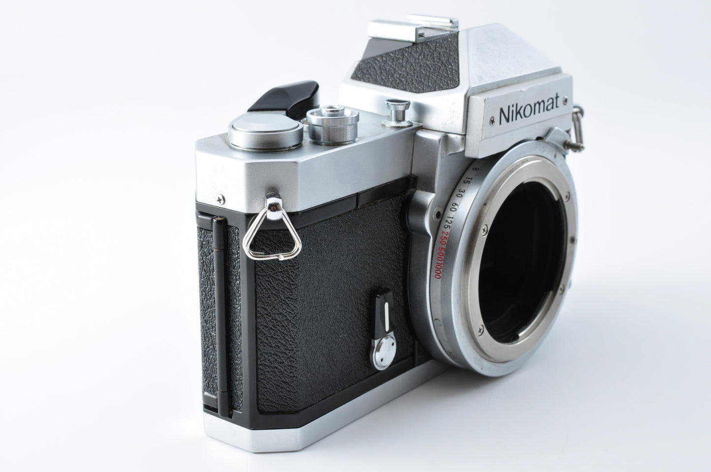 Nikon Nikomat FT2 SLR Film Camera Silver Non Ai Nikkor 50mm f/2 JAPAN【Exc3+】