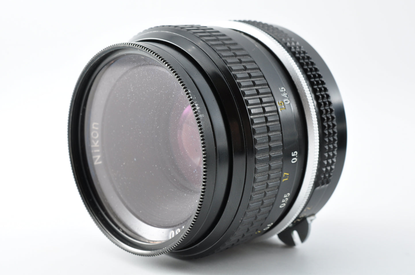 Nikon Nikomat FT2 SLR Film Camera Silver Non Ai Nikkor 50mm f/2 JAPAN【Exc3+】