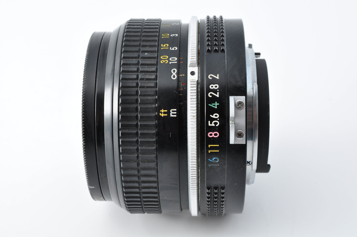 Nikon Nikomat FT2 SLR Film Camera Silver Non Ai Nikkor 50mm f/2 JAPAN【Exc3+】