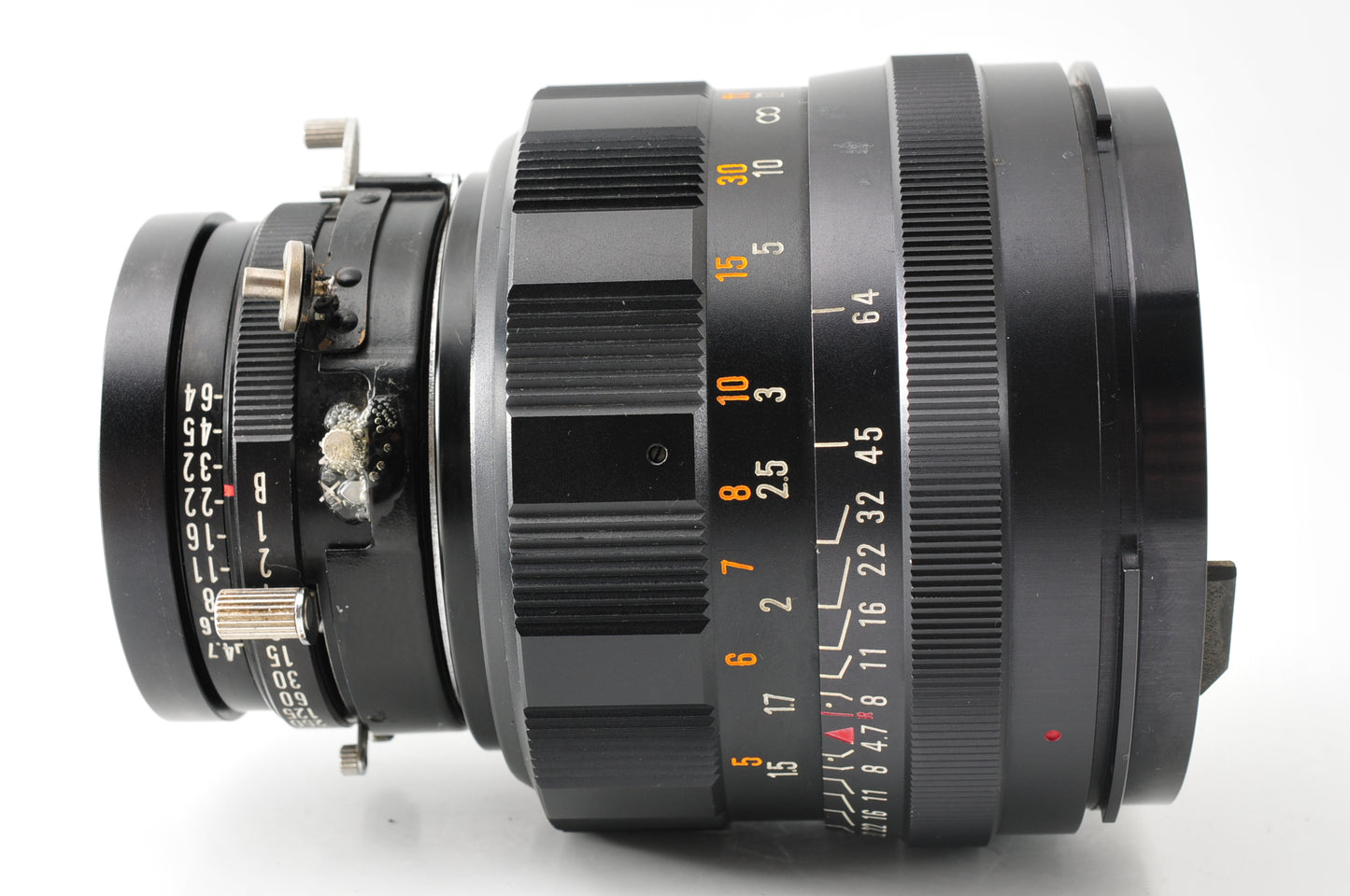 Mamiya Universal Press Sekor P 127mm f/4.7 Polaroid Back Photo Adapter【Exc4+】