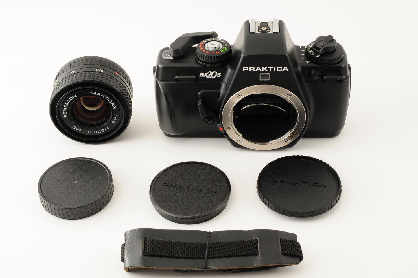 Praktica BX20S 35mm Film SLR Camera PENTACON PRAKTICAR MC 50mm F1.8 Lens【Mint】
