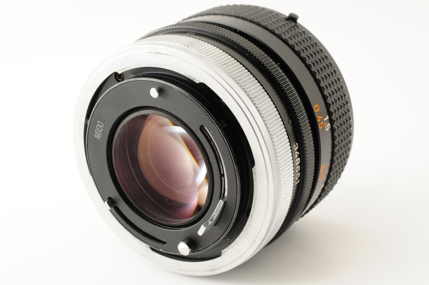 Canon EF SLR 35mm Film Camera Black FD 50mm F1.4 S.S.C. O Lens Japan【Exc5+】