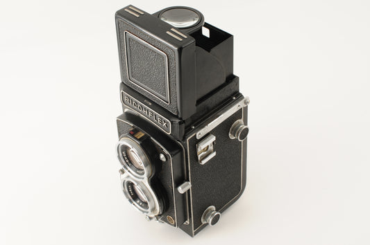 Ricoh Ricohflex New Dia L 6x6 TLR Film Camera w/ 80mm 8cm F3.5 Lens JAPAN【Exc5+】