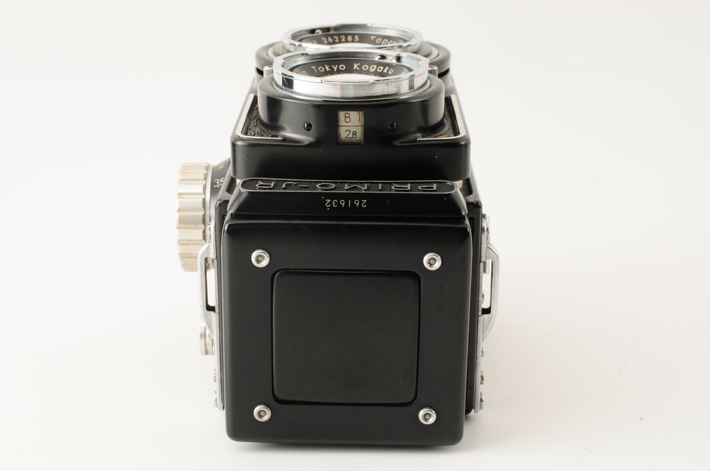 Primo-JR 4x4 TLR Film Camera Tokyo Kogaku Topcor 60mm 6cm F2.8 Lens【Exc3+】