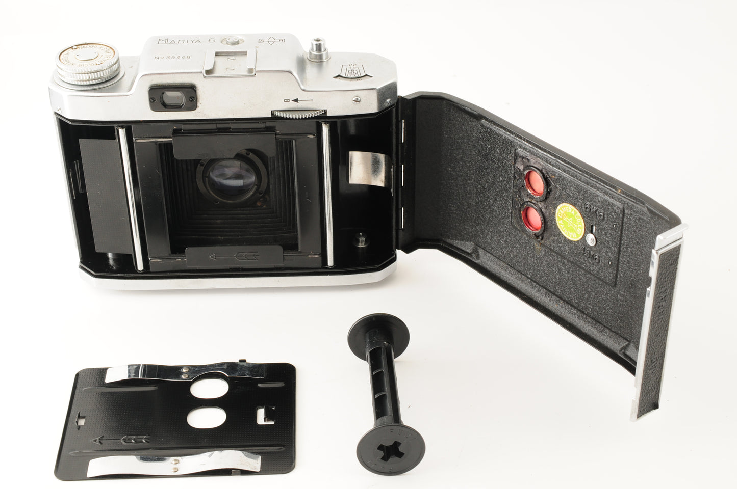 MAMIYA 6 Six Rangefinder Film Bellows Camera Sekor T 7.5cm 75mm F3.5 Lens【Good】