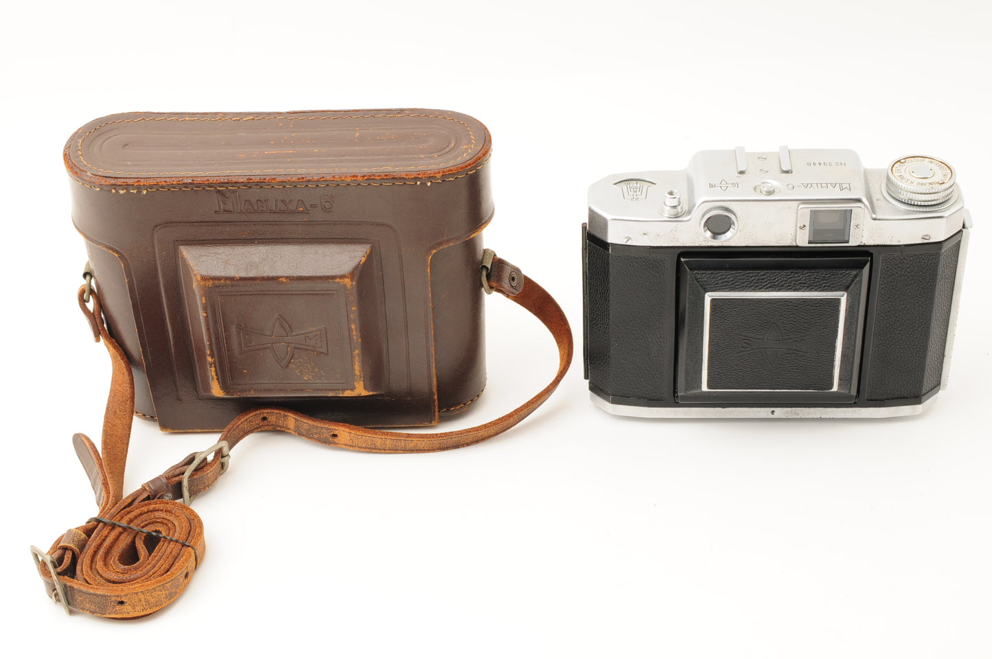 MAMIYA 6 Six Rangefinder Film Bellows Camera Sekor T 7.5cm 75mm F3.5 Lens【Good】