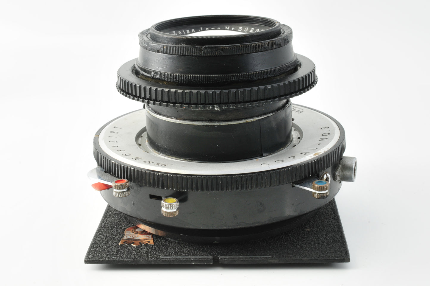 Carl Zeiss Tessar 180mm 18cm F4.5 Large Format Lens Wista Board JAPAN【Exc5+】