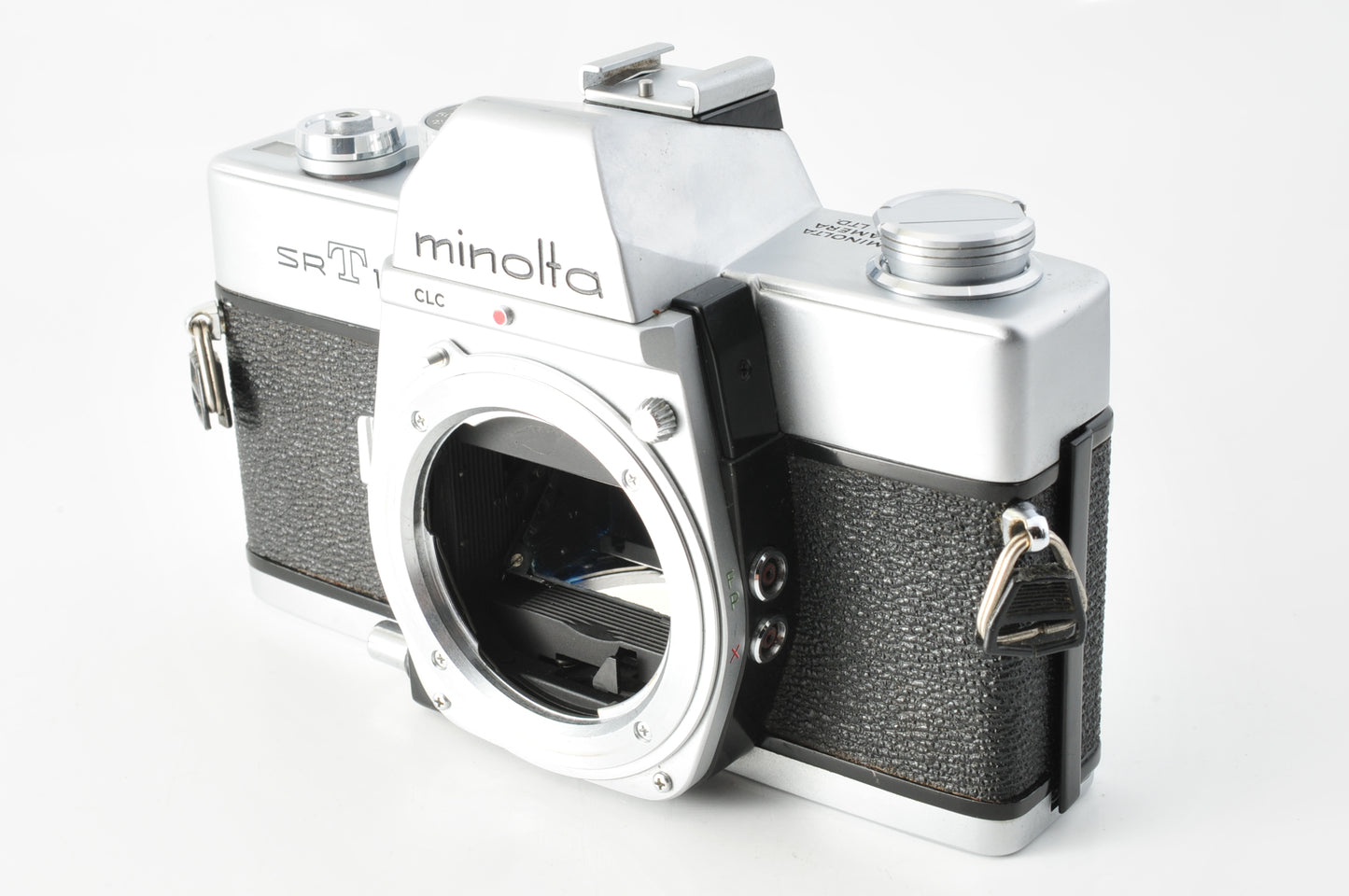 MINOLTA SR-T101 35mm Film Camera Silver MC ROKKOR-PF 58mm F1.4 Lens JAPAN【Exc5+】