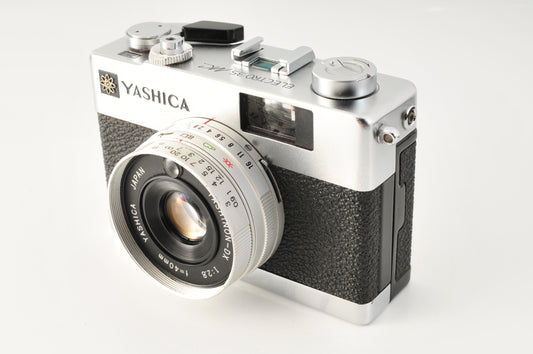YASHICA ELECTRO 35 MC Silver Rangefinder Film Camera From JAPAN【Exc5+】