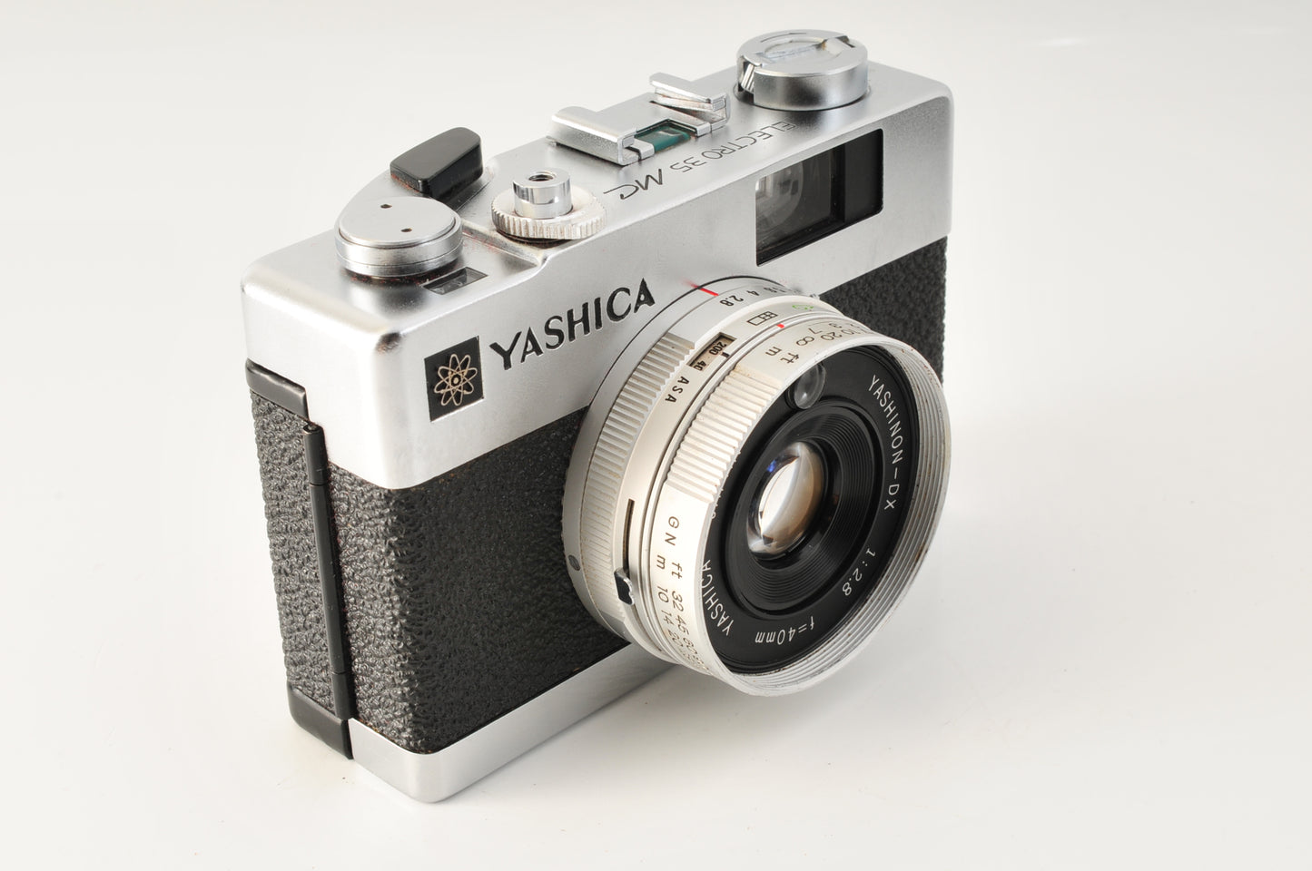 YASHICA ELECTRO 35 MC Silver Rangefinder Film Camera From JAPAN【Exc5+】