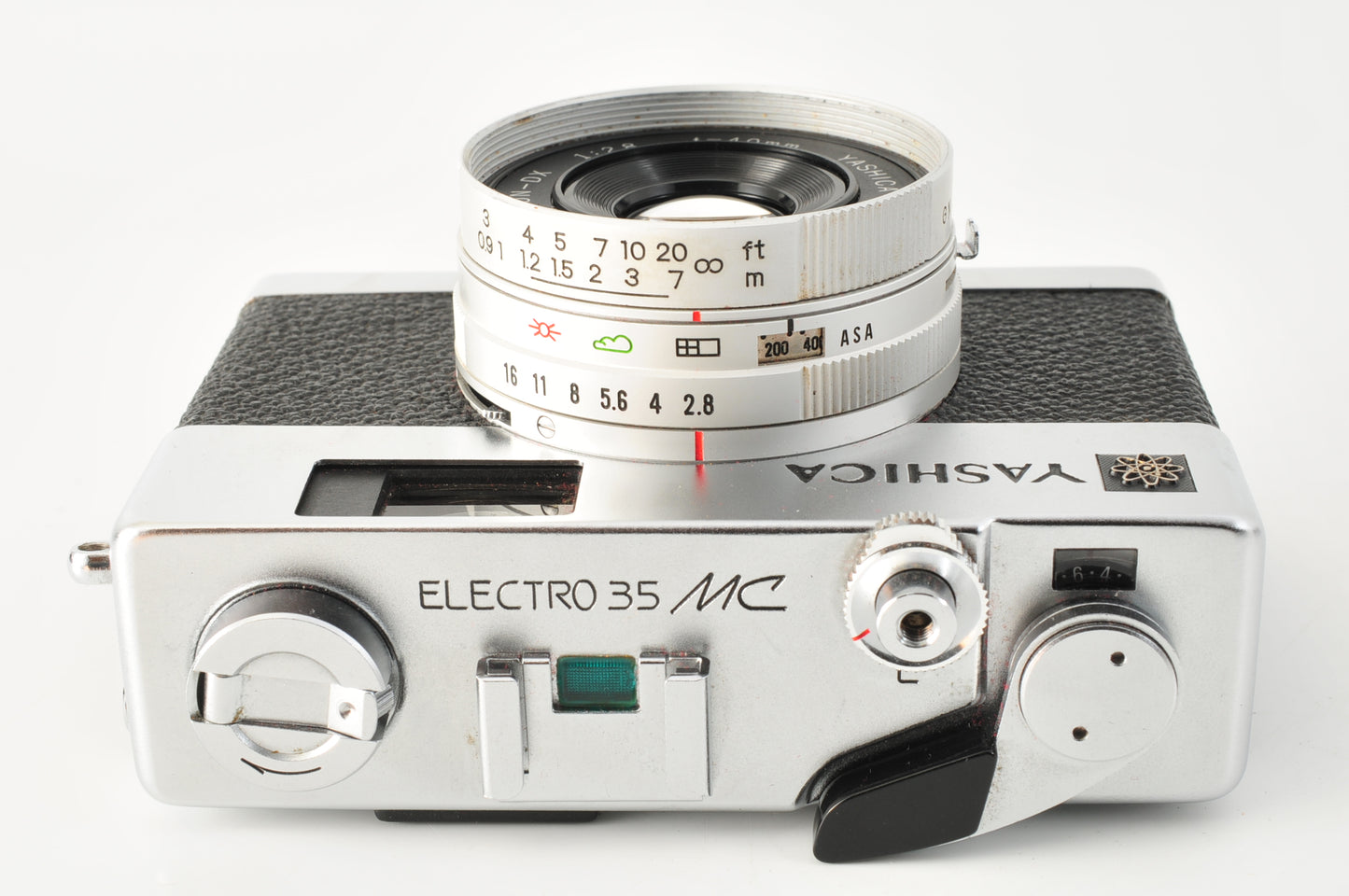 YASHICA ELECTRO 35 MC Silver Rangefinder Film Camera From JAPAN【Exc5+】