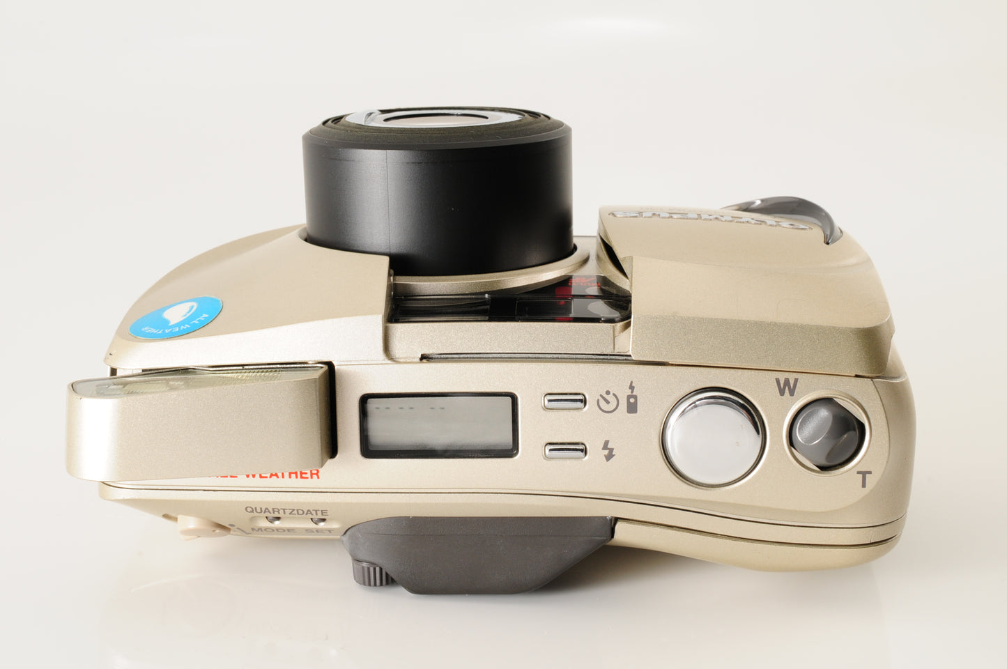 Olympus Mju μ Zoom 130 Gold Point & Shoot AF Film Camera JAPAN【Near Mint】