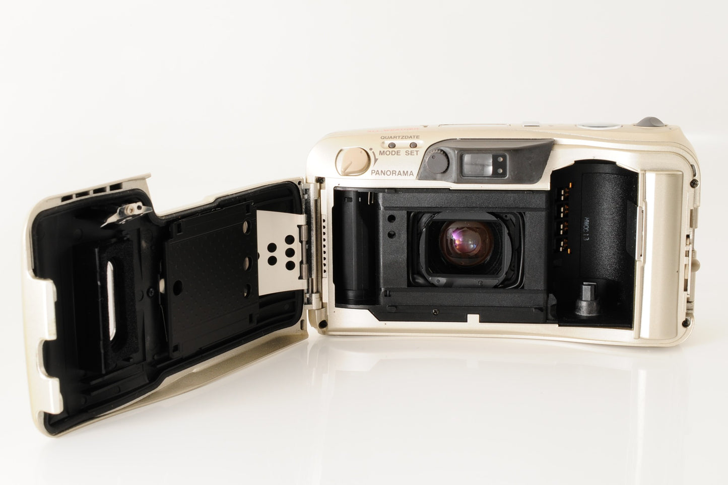 Olympus Mju μ Zoom 130 Gold Point & Shoot AF Film Camera JAPAN【Near Mint】