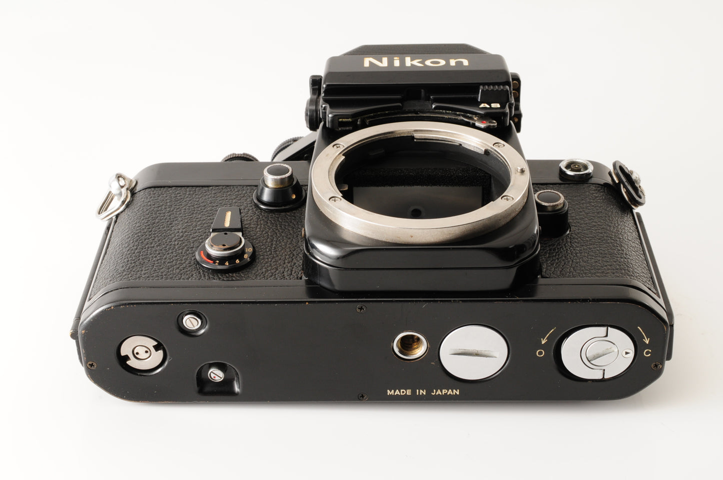 Nikon F2 AS Photomic 35mm Film Camera Black Body DP-12 Finder from JAPAN【Exc】