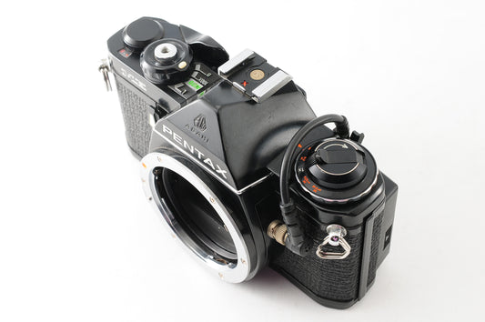 PENTAX ME Black DIGITAL DATE M Film Camera Body from JAPAN【Exc+5】