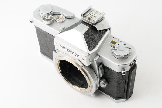 Nikon Nikomat FT N 35mm SLR Silver Body Film Camera【Very Good】