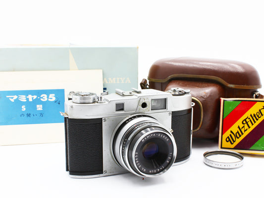 Mamiya 35 S 35mm Rangefinder Camera Sekor 48mm f2.8 from JAPAN【Very Good】
