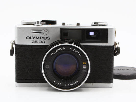 Olympus 35 DC Silver Rangefinder Camera F.Zuiko 40mm f/1.7 Lens【Exc+4】