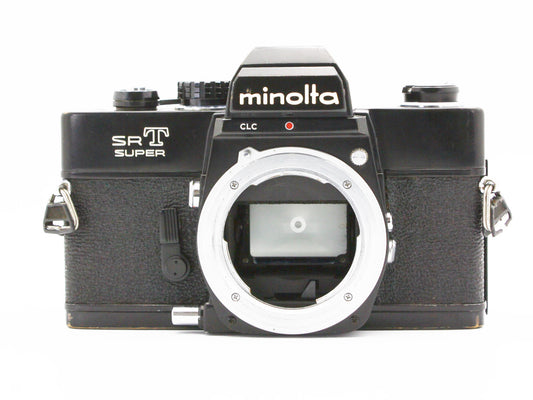 Minolta SRT Super 35mm SLR Film Camera Black Body from JAPAN【Exc+4】