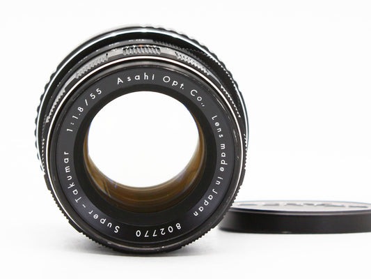 PENTAX Super-Takumar 55mm f/1.8 Lens M42-E Mount Adapter for Sony JAPAN【Exc+4】