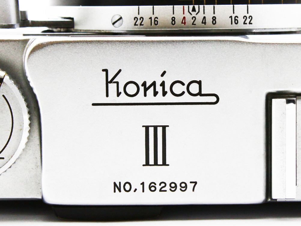 Konica III Rangefinder Hexanon 48mm f/2 Lens from JAPAN【Exc+3】