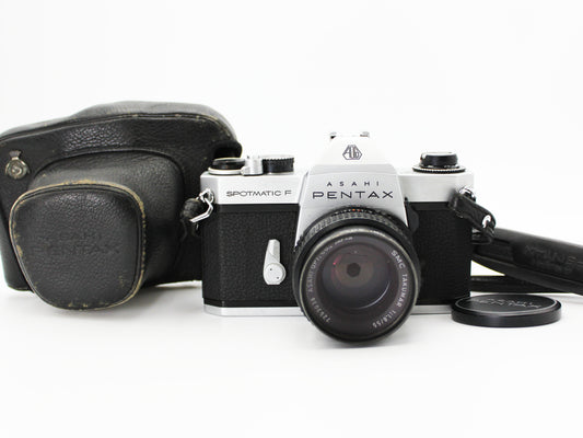 Pentax Spotmatic F SPF Film Camera SMC Takumar 55mm f/1.8 Lens from Japan【As-is】