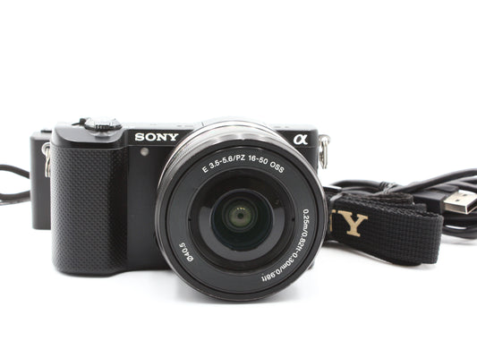 Sony α5000 ILCE-5000 Mirrorless Camera 16-50mm f/3.5-5.6 OSS Lens JAPAN【Exc+5】