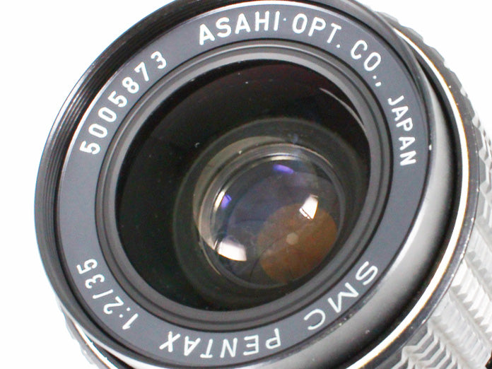 ASAHI PENTAX SMC PENTAX 35mm f/2 MF Wide Angle Lens from JAPAN【Exc+4】