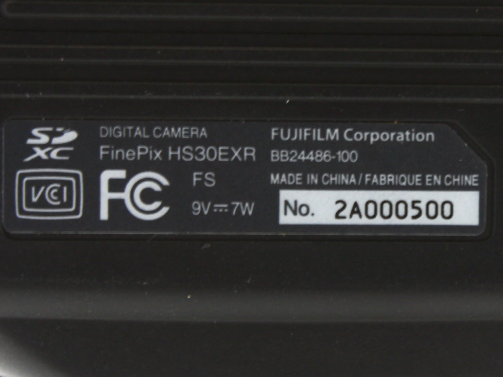 Fujifilm FINEPIX HS30 EXR Digital Camera 24-720mm f/2.8-5.6 Lens JAPAN【Exc+4】