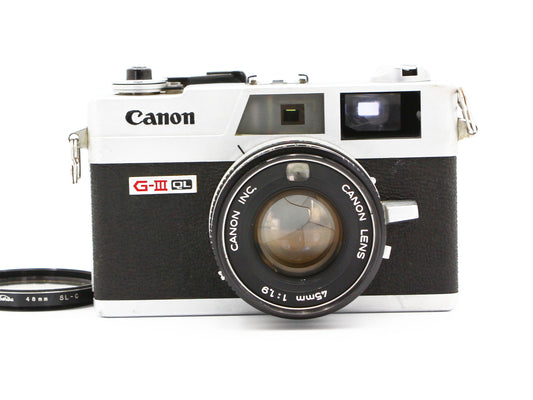 Canonet QL19 G-Ⅲ Rangefinder Camera Canon 45mm f/1.9 Lens from JAPAN【Exc+3】