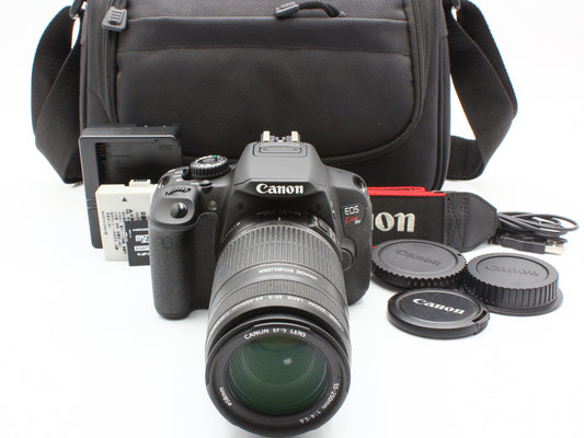 Canon EOS Kiss X6i DSLR Camera EF-S 55-250mm IS Lens from JAPAN【Exc+3】
