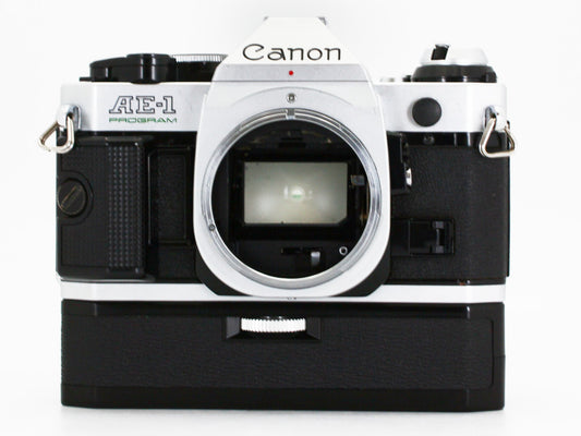 CANON AE-1 Program SLR 35mm Film Camera Power Winer A from JAPAN【As-is】