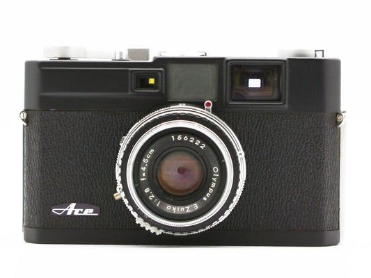 Olympus ACE 35mm Film Camera E.Zuiko 45mm f/2.8 Repainted Black JAPAN【Exc+4】