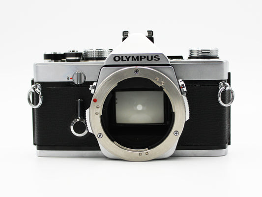 OLYMPUS OM-1 Silver 35mm SLR Film Camera Body from JAPAN【Near Mint】