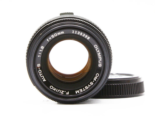 OLYMPUS F.ZUIKO AUTO-S 50mm f/1.8 Lens from JAPAN【Exc+4】
