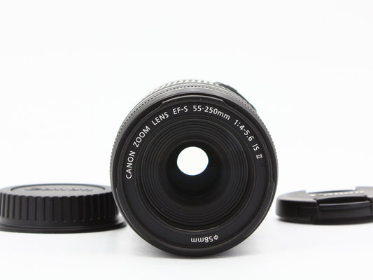 Canon EF-S 55-250mm f/4-5.6 IS II Telephoto Zoom Lens from JAPAN【Near Mint】