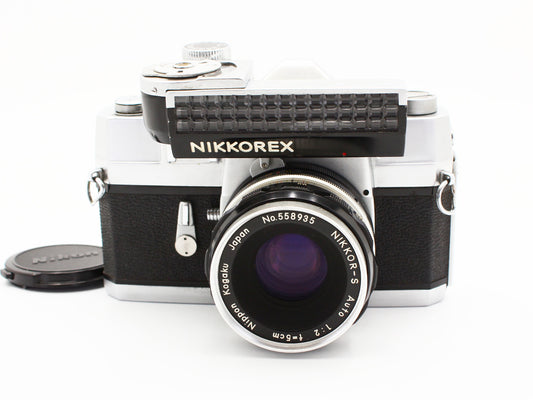 Nikon NIKKOREX F Film Camera NIKKOR-S 50mm f/2 Lens Exposure Meter JAPAN【Exc+5】
