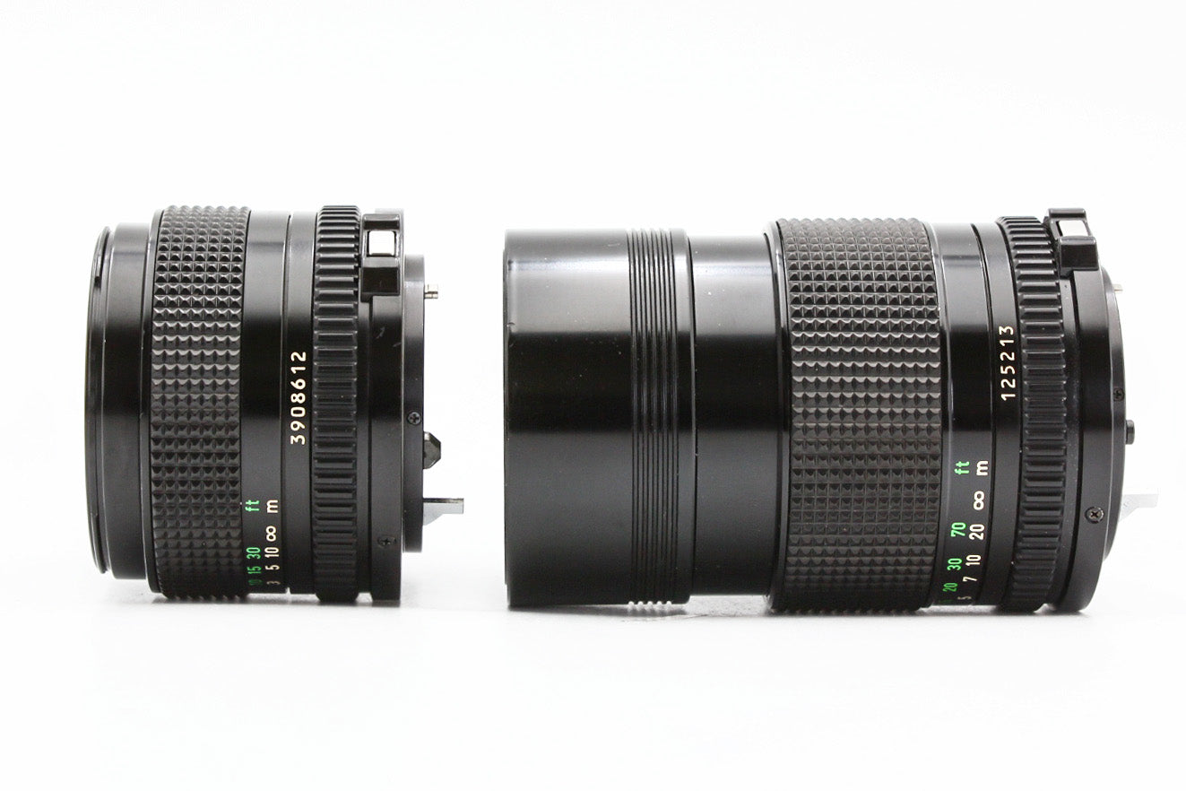 CANON AE-1 Program Power Winder NFD 50mm f/1.4 135mm f/2.8 Lens JAPAN【Exc+3】