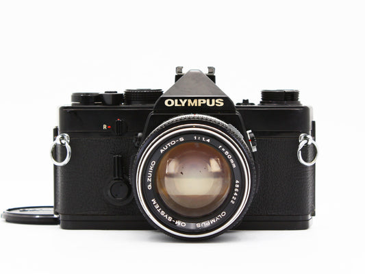 OLYMPUS OM-1 35mm SLR Film Camera G.ZUIKO AUTO-S 50mm f/1.4 Lens JAPAN【Exc+3】