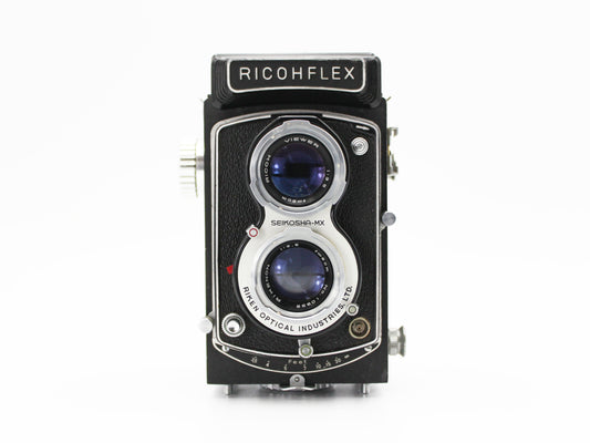 Ricoh Ricohflex New Dia 6x6 TLR Camera 80mm f/3.5 Lens from JAPAN【Very Good】