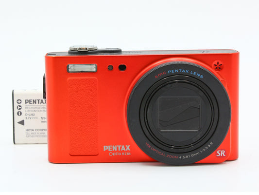 PENTAX Optio RZ18 16.0MP 4.5-81mm f/3.5-5.9 18x Optical Zoom Lens JAPAN【Exc+5】